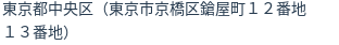 住所(登記所在地)