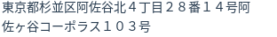 住所(登記所在地)