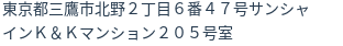 住所（登記所在地）