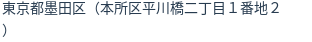 住所(登記所在地)