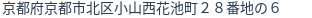 住所(登記所在地)