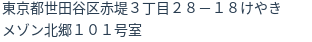 住所(登記所在地)