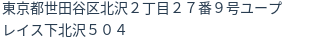 住所(登記所在地)