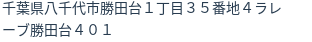 住所(登記所在地)