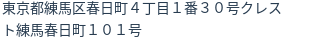 住所（登記所在地）