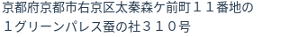 住所(登記所在地)
