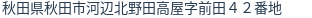 住所(登記所在地)