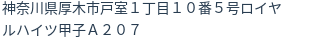 住所（登記所在地）