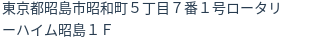 住所(登記所在地)