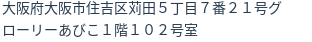 住所（登記所在地）
