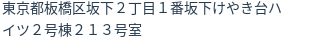 住所(登記所在地)