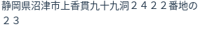 住所(登記所在地)