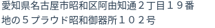 住所（登記所在地）
