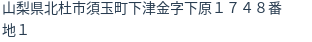 住所（登記所在地）
