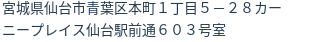 住所(登記所在地)