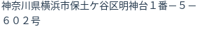 住所(登記所在地)