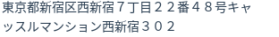 住所(登記所在地)