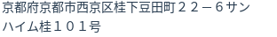 住所(登記所在地)