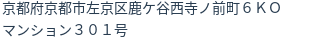 住所（登記所在地）