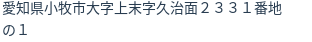 住所(登記所在地)