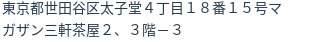住所（登記所在地）