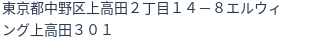 住所(登記所在地)