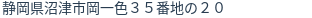 住所(登記所在地)