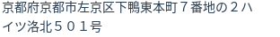 住所(登記所在地)