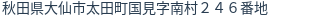 住所(登記所在地)