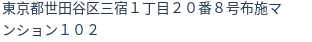 住所（登記所在地）