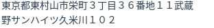 住所(登記所在地)