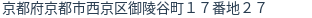 住所(登記所在地)