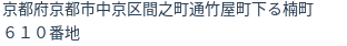 住所(登記所在地)