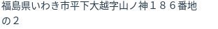 住所（登記所在地）