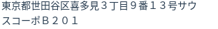 住所(登記所在地)