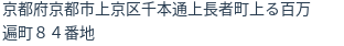 住所(登記所在地)