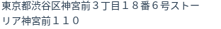 住所（登記所在地）