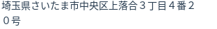 住所(登記所在地)