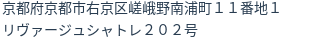住所（登記所在地）