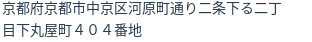住所（登記所在地）