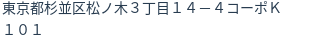 住所(登記所在地)