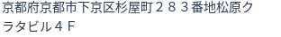 住所(登記所在地)