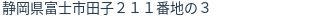 住所（登記所在地）