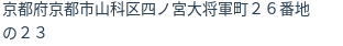 住所（登記所在地）