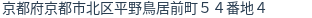 住所（登記所在地）