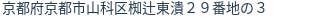 住所（登記所在地）