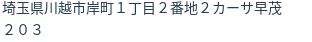 住所(登記所在地)