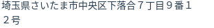 住所(登記所在地)
