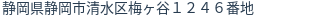 住所(登記所在地)