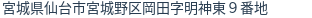 住所(登記所在地)
